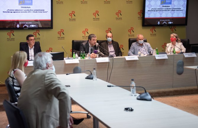 Adžić: Temeljnim ugovorom sa SPC se  inostrana institucija i njen nelegalni posjed želi legalizovati