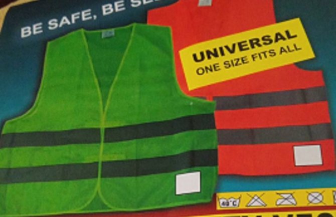 Sa tržišta se povlače reflektujući nebezbjedni prsluci proizvedeni u Kini