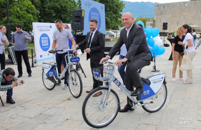 Promocija prvog sistema javnih bicikala Budva Bike Share: Sve pozitivno iz EU preslikava se na CG