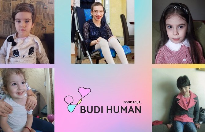 Fondacija „Budi human“: Raspodjelom 47 038 eura sa Opšteg računa obezbijeđeno liječenje za još pet mališana!