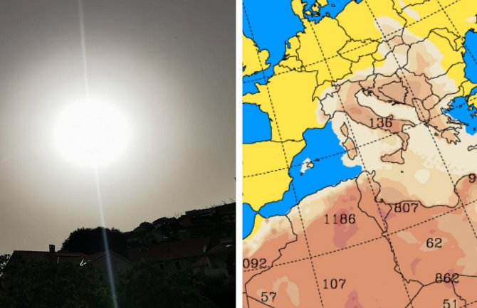 Nebo iznad Hrvatske nije plavo, evo šta kažu meteorolozi