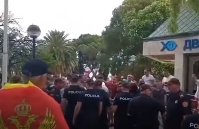 Herceg Novi: Protest zbog Malagurskog, policija spriječila incident