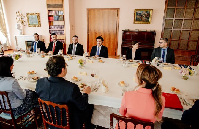 Abazović na radnom ručku sa albanskim ministrima