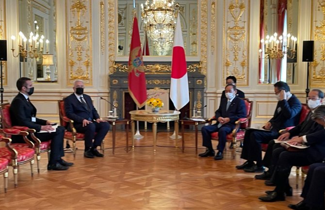 Krivokapić - Suga: Japan podržava ekonomske i socijalne reforme Crne Gore, kao i njen put ka članstvu u EU