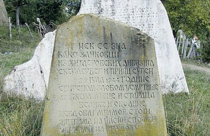 Canović odao počast žrtvama zločina u Velici