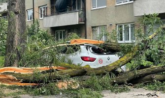 Nevrijeme u BiH i Hrvatskoj, u Bihaću stradala jedna osoba kada je na nju palo drvo