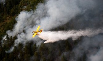 Rizik od požara i narednih dana, pratiće situaciju  iz vazduha helikopterima MUP-a i dronovima