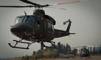 Crnogorski vojnici pomažu Makedoncima u borbi protiv požara(FOTO)