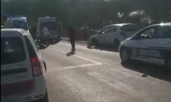 Ulcinj: Automobilom udario više pješaka, tri osobe transportovane u bolnicu(VIDEO)