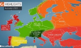 Dugoročna prognoza: Toplotni talasi i na početku jeseni, zatim opasnost od poplava