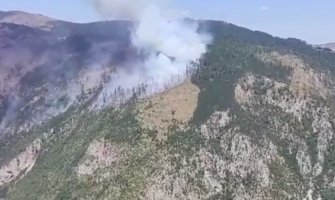 Čavić: Aktivno više požara, nepristupačnost terena najveći problem(VIDEO)