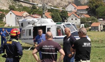 Cetinjski vatrogasci na Lovćenu brane borovu šumu od vatrene stihije