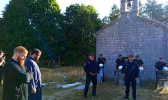 MCP: I ove godine onemogućena Služba u crkvi Preobraženja Gospodnjeg na Ivanovim koritima