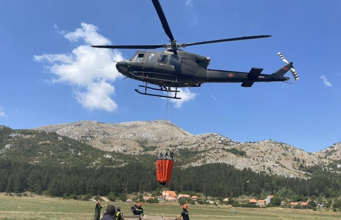 U toku akcija gašenja preostalih potencijalnih požarnih žarišta u NP Lovćen