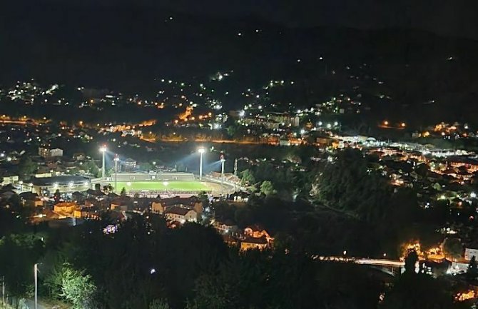 Zasijali reflektori na gradskom stadionu u Bijelom Polju
