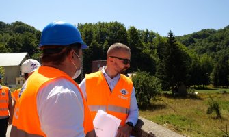 Kontrola radova na remedijaciji na dionici Smokovac-Uvač-Mataševo auto puta Bar-Boljare 