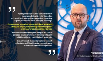  Ujedinjene nacije zabrinute zbog rastućih tenzija i retorike u CG