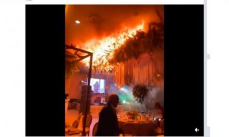 Prskalice izazvale požar na vjenčanju