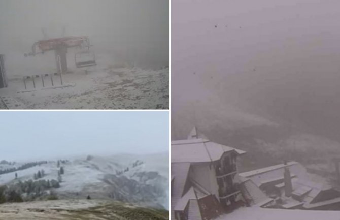 Prvi ovogodišnji snijeg zabijelio Bjelašnicu, Jahorinu i Vlašić