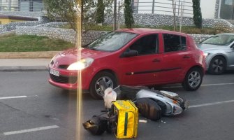 Podgorica: Udes kod Vezirovog mosta, oboren motociklista