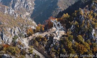 Pogledajte kako izgleda izgradnja žičare prema Đalovića pećini (VIDEO)