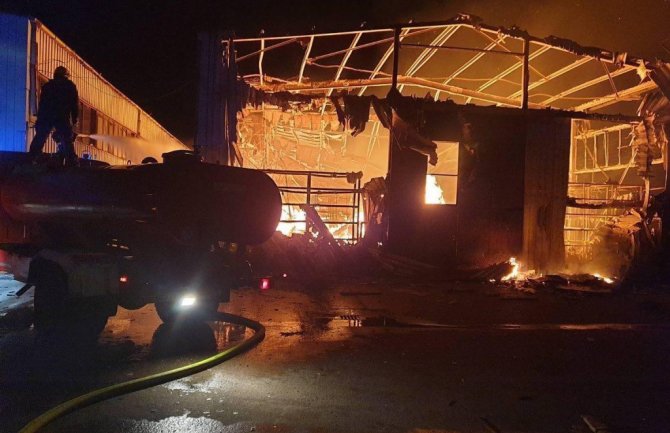 Požar u hangaru nekadašnjeg Radoja Dakića