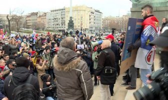 Beograd: Održan protest podrške Novaku Đokoviću