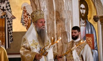 Joanikije Božićnu liturgiju služio u podgoričkom Sabornom hramu