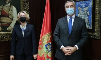 Đukanović primio Krunić, novoimenovanu šeficu SE: Crna Gora treba da ostane kredibilan partner 