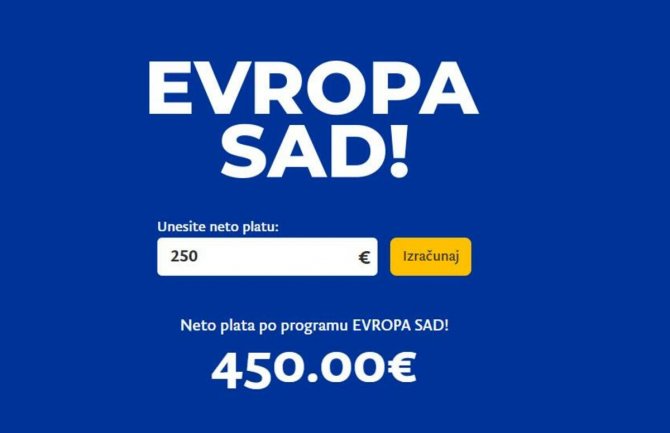 Evropa sad: Legle plate, građani zadovoljni; 