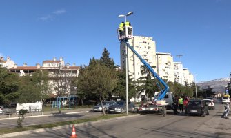 Modernizacija javne rasvjete u svim djelovima Podgorice: Led svjetijke i na Bulevaru Serdara Jola Piletića