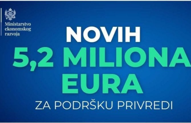 Novih 5 miliona eura podrške privredi