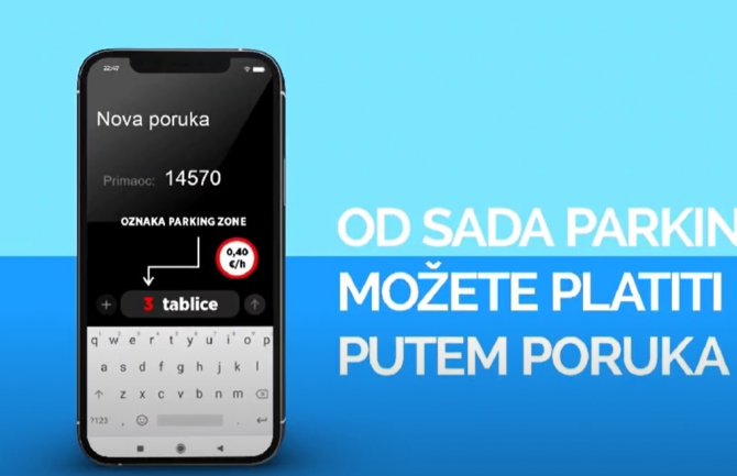 Od danas i u Bijelom Polju plaćanje parkinga putem SMS-a