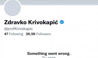Tviter suspendovao profil Zdravka Krivokapića