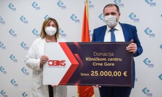 Cedis donirao 25.000 eura Kliničkom centru treću godinu zaredom