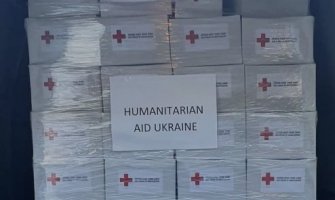 Crveni krst i MUP uputili materijalnu pomoć Ukrajini, putem računa prikupljeno preko 86.000 eura