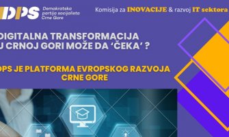 DPS Komisija: Digitalna transformacija u CG žrtva prethodne 42. Vlade