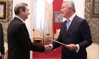 Đukanović primio akreditivna pisma četiri ambasadora