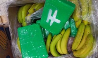 Radnici supermarketa u paketu banana našli kokain vrijedan 83 miliona