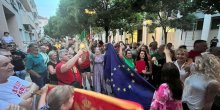 Protest građana zbog Temeljnog ugovora: Jedini pravi put Crne Gore je u EU