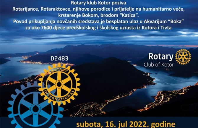 Humanitarna akcija Rotari kluba Kotor: Morski svijet djeci Kotora i Tivta