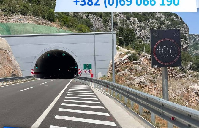 U slučaju nezgode, kvara ili požara na autoputu pozvati komandni centar 