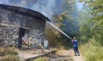 Kolašin: Izgorela kuća u selu Starče