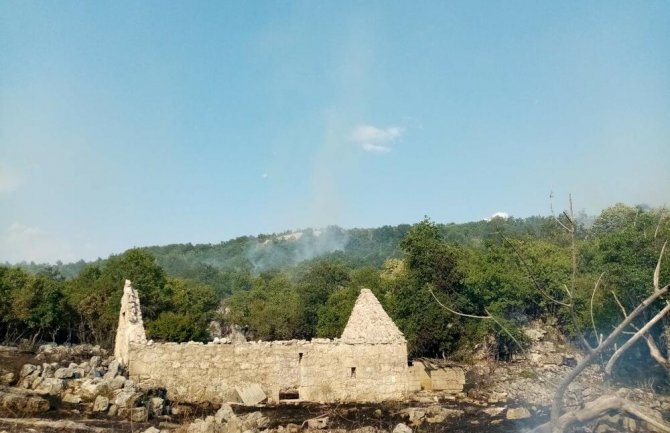 U Banjanima izgorjela kuća, požar se proširio na okolnu šumu