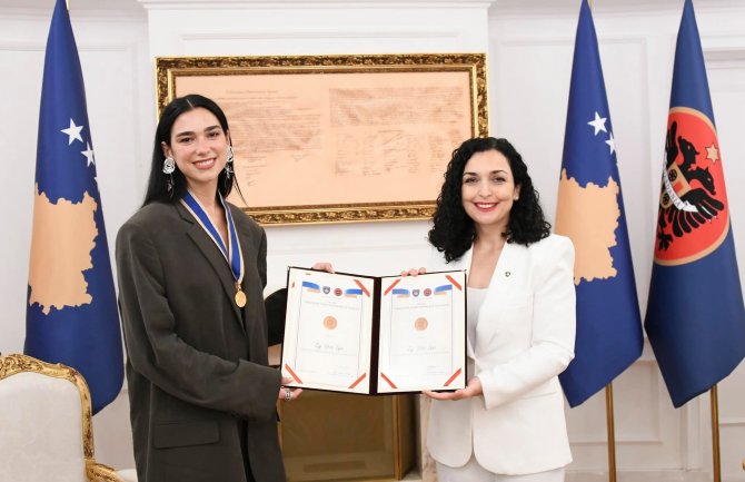 Dua Lipa počasna ambasadorica Kosova