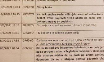 Vukotić policijskom šefu:  