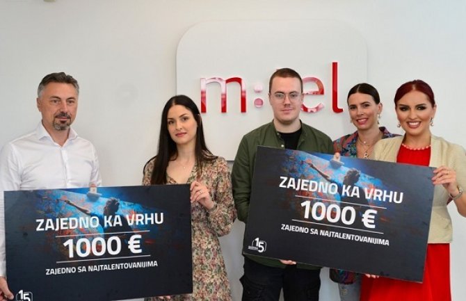 Mtel nagradio najbolje u četvrtom ciklusu konkursa “Zajedno ka vrhu”