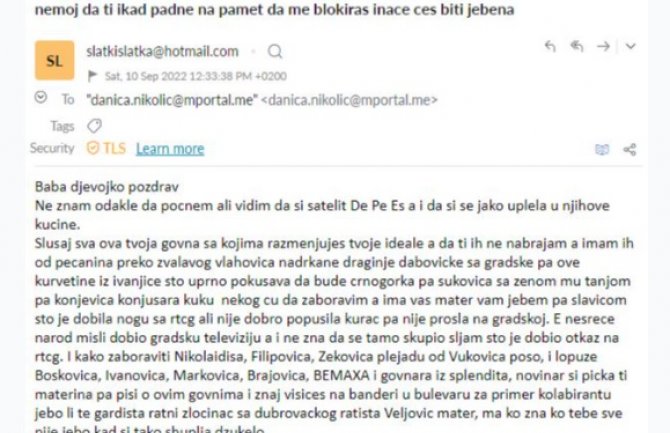 Prijetnje M portalu: „Visićeš na banderi za primjer“. Tu su poruke i ostalima sa Dritanovog spiska!