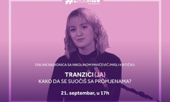  Besplatna online radionica: Kako da se suočiš sa promjenama?