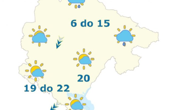 Sjutra pretežno oblačno, do 22 stepena